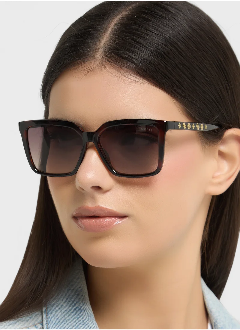 GUESS Square Uv-Protected Wayfarer Sunglasses