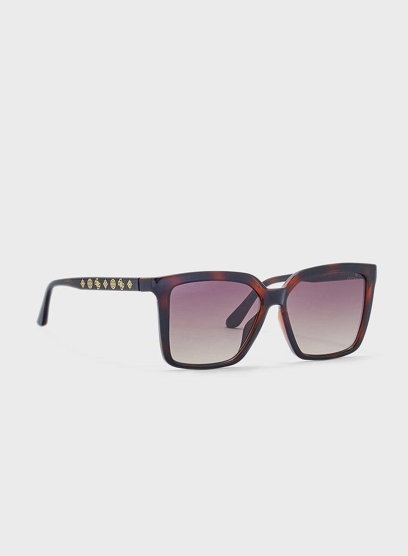 GUESS Square Uv-Protected Wayfarer Sunglasses - Image 1