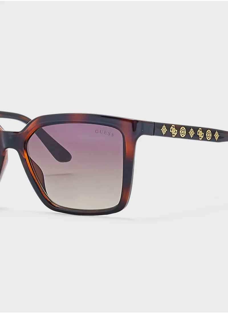 GUESS Square Uv-Protected Wayfarer Sunglasses
