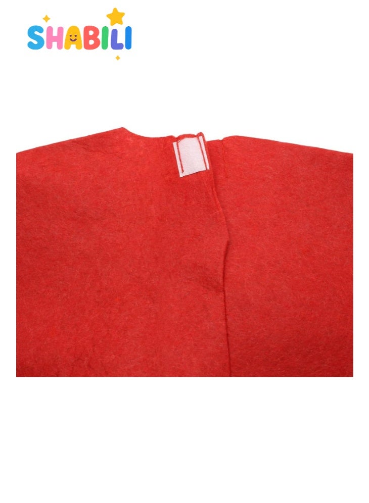 SHABILI Kids Strawberry Fruit Costume Outfit for Boys and Girls, Halloween Vegetable and Fruit Fancy Dress Cosplay for Children, Toddler Farm Nature Day School Performance Stage Party Suit (Non-Woven Fabric, Fits 100–140cm) - Image 3