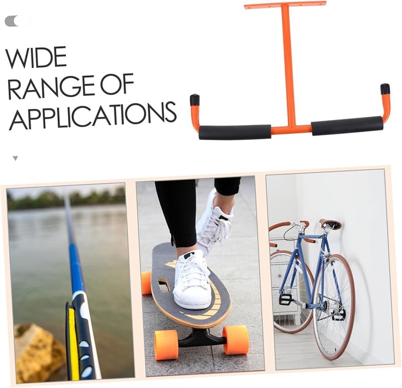 Heavy Duty Steel Ceiling Hooks Garage Storage Rack For Ladder Bicycle Kayak - Image 5