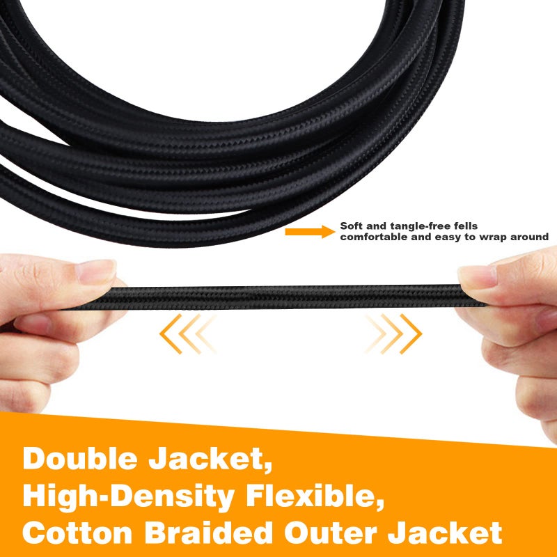 HOSONGIN [Upgraded Version] USB Guitar Cable, Guitar 1/4 Inch TS to Computer USB Interface Cable Adapter for Instruments Recording Singing, Premium Braided Shielding Cable, Length 10FT - Image 4