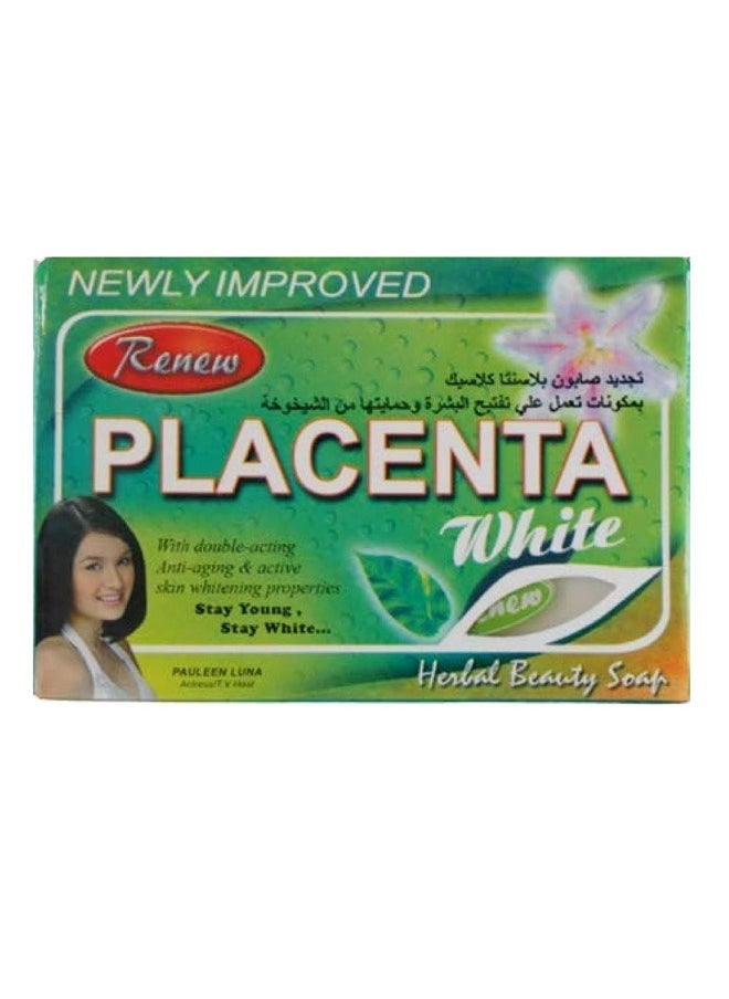 Renew - Placenta Herbal Beauty Soap White 135 gm - Image 1