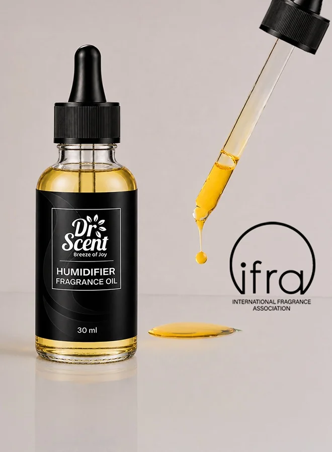 Dr Scent Dr Scent Humidifier Fragrance Oil Address 30ml | Water-Compatible Humidifier Oil | Long Lasting Humidifier Scent | No Residue | IFRA Compliant | Premium Glass Bottle | For Humidifiers Only