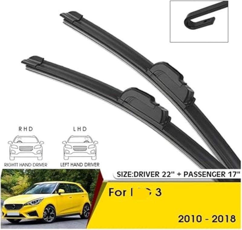 Wivplex Car Front Wiper Blades for MG 3 (2010-2018) - Image 3