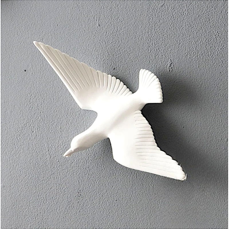 Karigaari India White Decorative Resine birds wall hanging art I Wall Decor I Wall Art for Living room - Image 5
