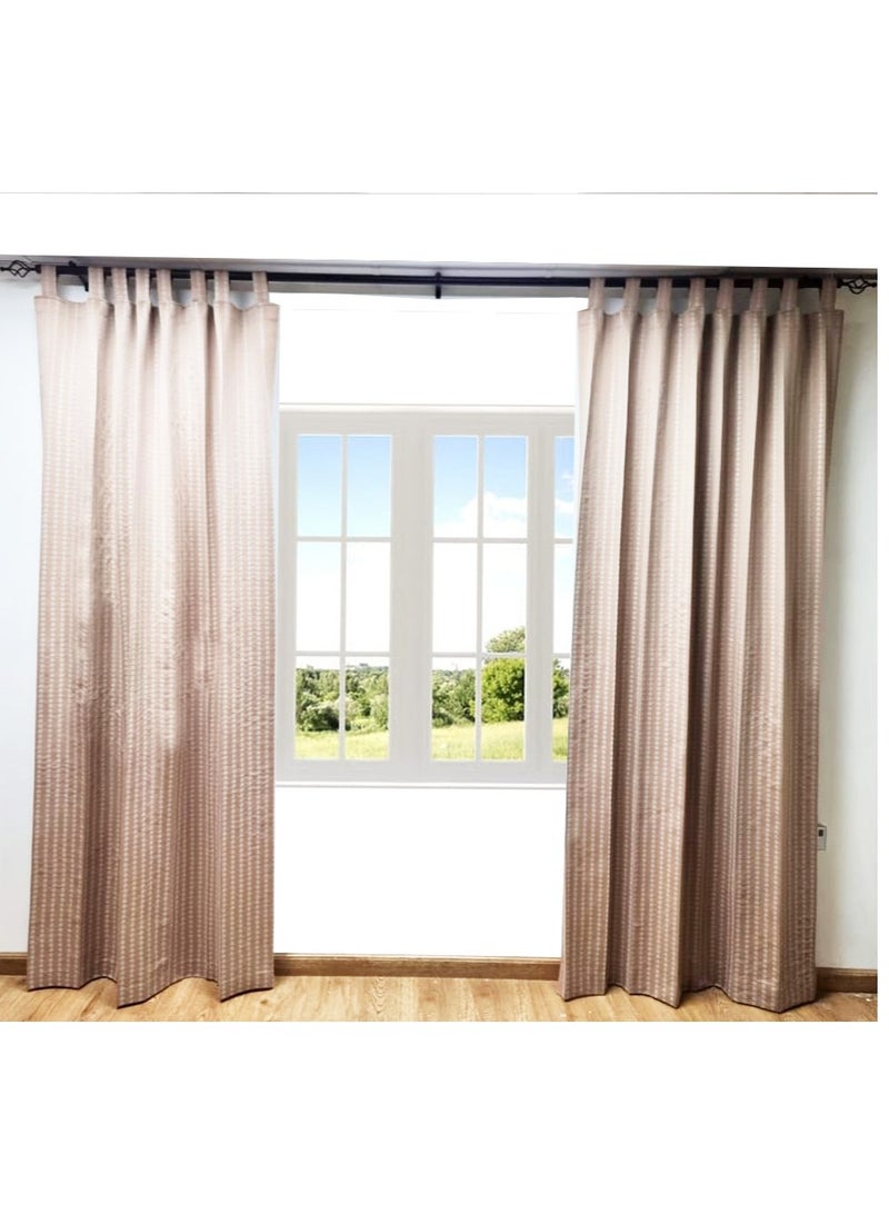 TWO-Piece Living Room Bedroom Home Decoration Window Curtains  - Image 1