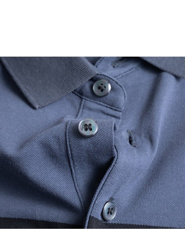 Jeep Striped Slim Fit Lapel Fashion POLO Shirt  - Image 5