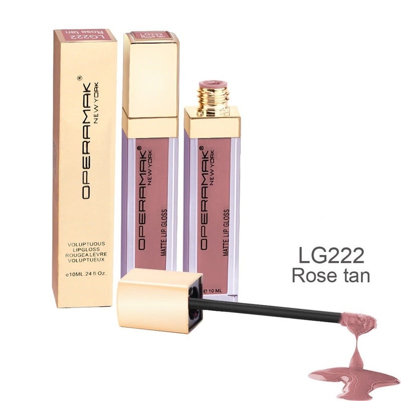 OPERAMAK Long-lasting matte liquid lipstick - Rose Tan LG222