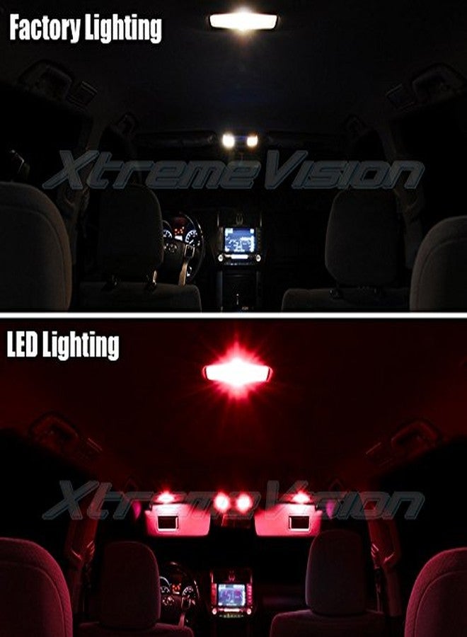 إكستريم فيجن مجموعة إضاءة LED داخلية حمراء فاخرة من إكستريم فيجن لنيسان جوك 2011-2015 (6 قطع) + أداة التركيب - Image 3