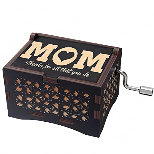 GOWOLA Gifts for Mom from Son/Daughter Music Box Personalize Engraved Gifts for Christmas/Birthday//Mothers Day - Image 2