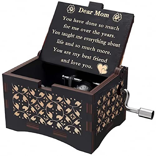 GOWOLA Gifts for Mom from Son/Daughter Music Box Personalize Engraved Gifts for Christmas/Birthday//Mothers Day - Image 5