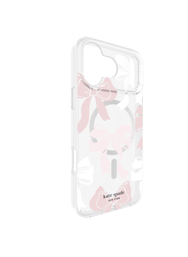 Kate Spade Case w/ Magsafe for Apple iPhone 17 Pro Max 6.9" | 12-Ft Drop Protection w/ Anti-Scratch Anti Yellowing Coating, Raised Edges, Fashion Case, Wireless Charging - Bow Tie - Image 3