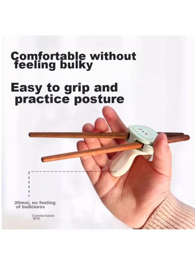 Cookss Children's Chopsticks Training Set For Ages 1-3 Tiger Mouth Training Learning Chopsticks For Toddlers, Baby Home Use Children's Tableware - Image 3