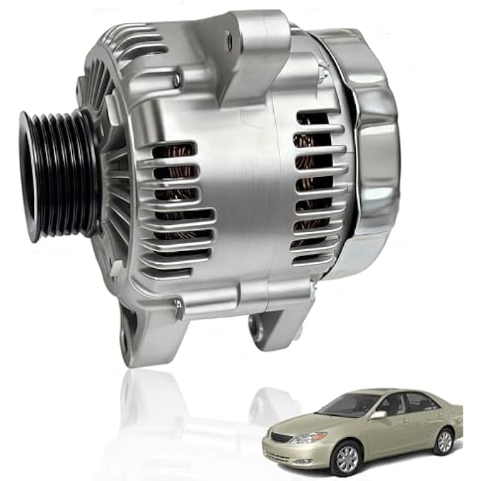 Seeklf 13956 Alternator 100A 12V 6-Groove Pulley Compatible with Toyota Camry 2002 2003, for Lexus ES300 2002 2003 3.0L Clockwise 1012117450 270600A070 13956N - Image 1
