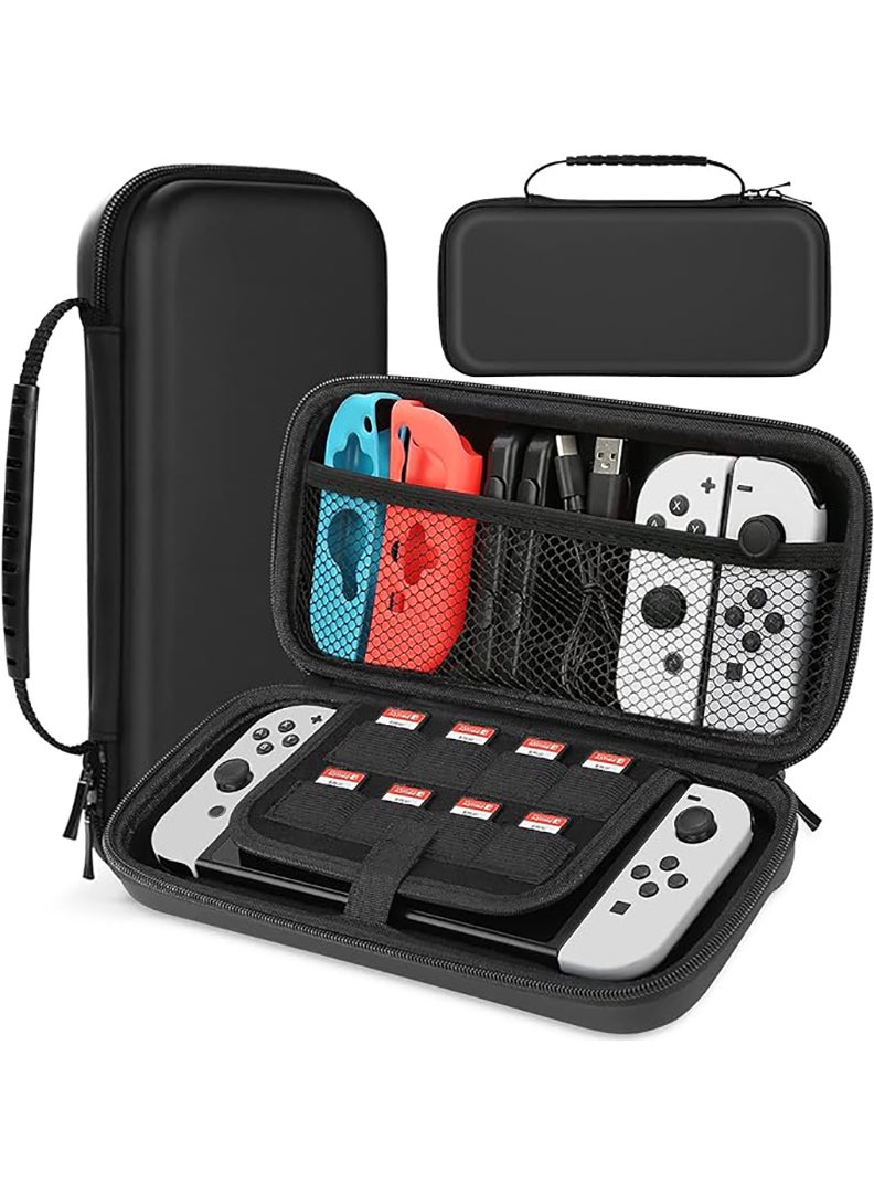 Theodor Carry Case Compatible With Nintendo Switch - Protective Hard Portable Travel Carry Case Shell Pouch for Nintendo Switch Console & Accessories  - Image 1
