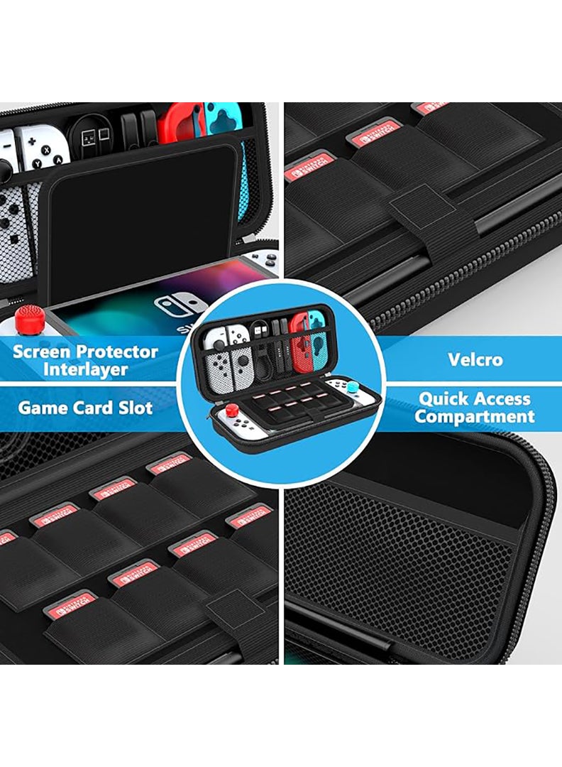 Theodor Carry Case Compatible With Nintendo Switch - Protective Hard Portable Travel Carry Case Shell Pouch for Nintendo Switch Console & Accessories  - Image 4