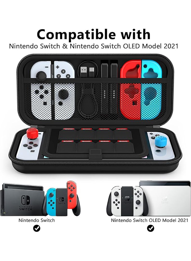 Theodor Carry Case Compatible With Nintendo Switch - Protective Hard Portable Travel Carry Case Shell Pouch for Nintendo Switch Console & Accessories  - Image 2