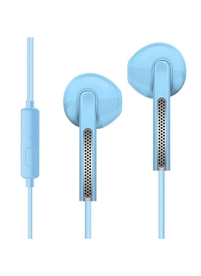 Generic - New Stylish Macaron Color Wired In-Ear Headphones with Bass Control for Mobile, Computer, and Gaming - Universal Flat Design - Image 1