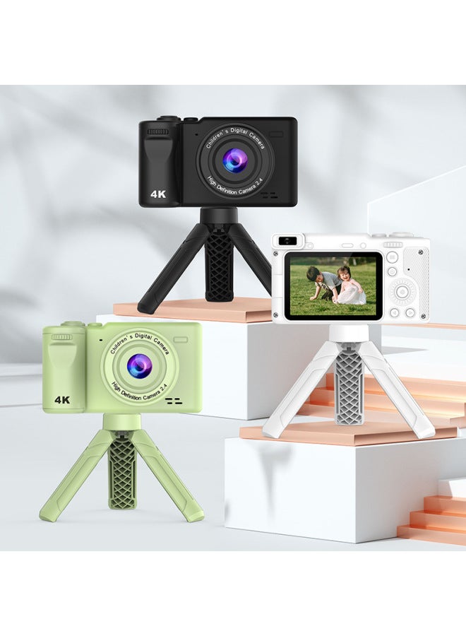 Q9 Children Digital Camera Student Photo Video Camera Action Camera HD Dual Camera Mini Camera-Body Color:Q9 Card Camera-black-2.4 Screen (64g Memory Card + Card Reader) With Tripod - Image 1