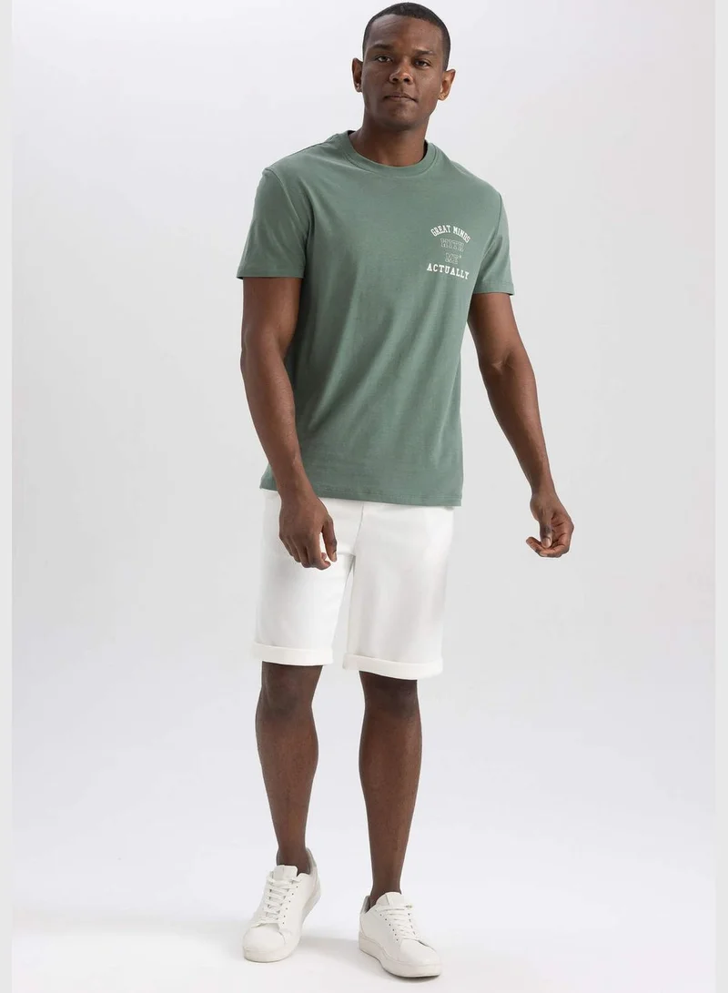 ديفاكتو Man Crew Neck Knitted T-Shirt