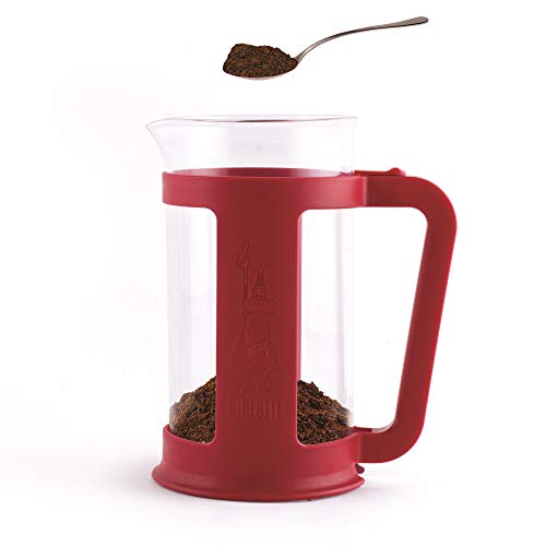 Bialetti Coffee Press Smart, French Press for coffee or tea, borosilicate glass container, dishwasher safe, 1 L - 34 Oz (8-cup), Red - Image 3