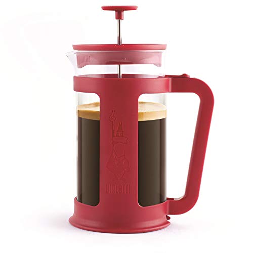Bialetti Coffee Press Smart, French Press for coffee or tea, borosilicate glass container, dishwasher safe, 1 L - 34 Oz (8-cup), Red - Image 5