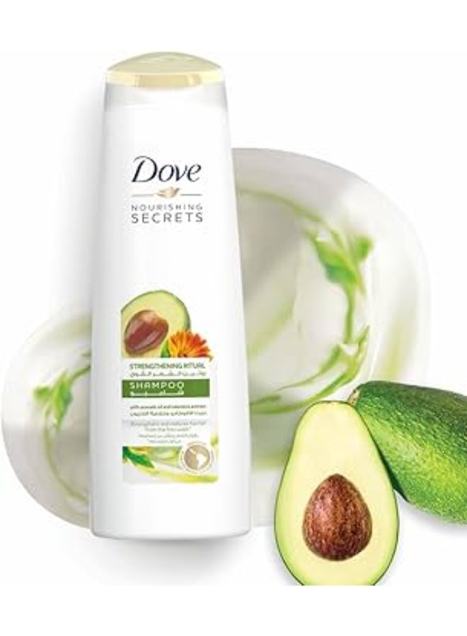 دوف شامبو أسرار التغذية بزيت الافوكادو من دوف، 600 مل قطعتين - Image 3
