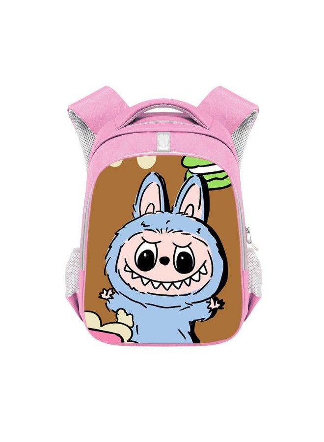 لابوبو حقيبة ظهر لابوبو للطلاب، بسعة كبيرة، عالية الجودة، مصنوعة من البوليستر المقاوم للتآكل، مقاس 36*26*13 سم. - Image 1