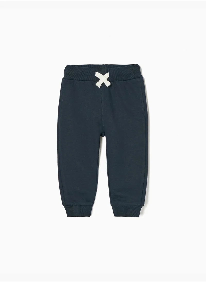 زيبي Zippy Cotton Joggers For Baby Boys - Dark Blue