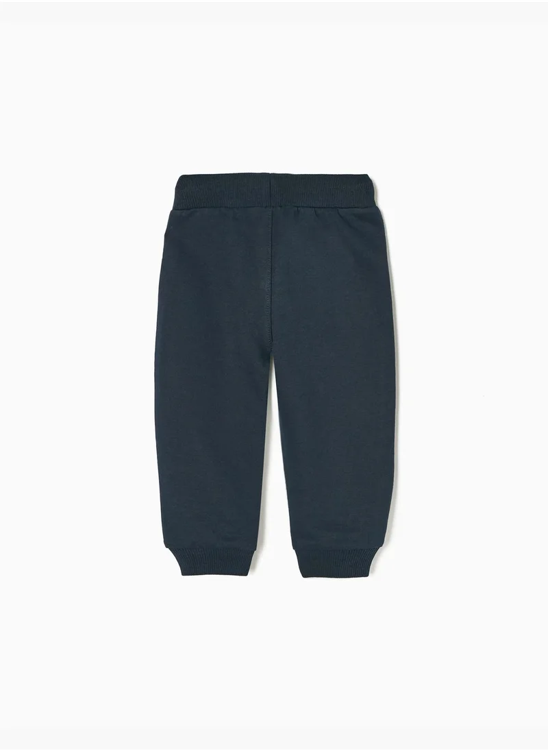 Zippy Zippy Cotton Joggers For Baby Boys - Dark Blue