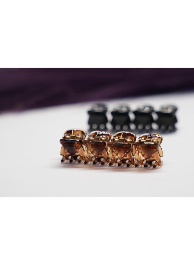 ZAAS 48 Pcs Small Mini Hair Claw Clips Pins Clamps for Women Girl's Hair, tylish Jaw Clips Non Slip Hair Clip Clamps Styling Accessories Box for Mother's Day Gift Women Girls - Image 5