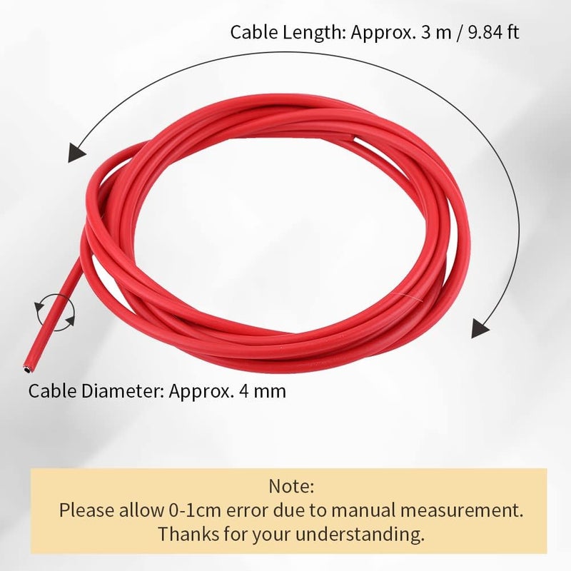 comfrt Bicycle Shifting Steel Cable Derailleur Steel Line for Mountain Bike (Color : RED) Bicycles and Spare Parts Bike Cable Housing - Image 4