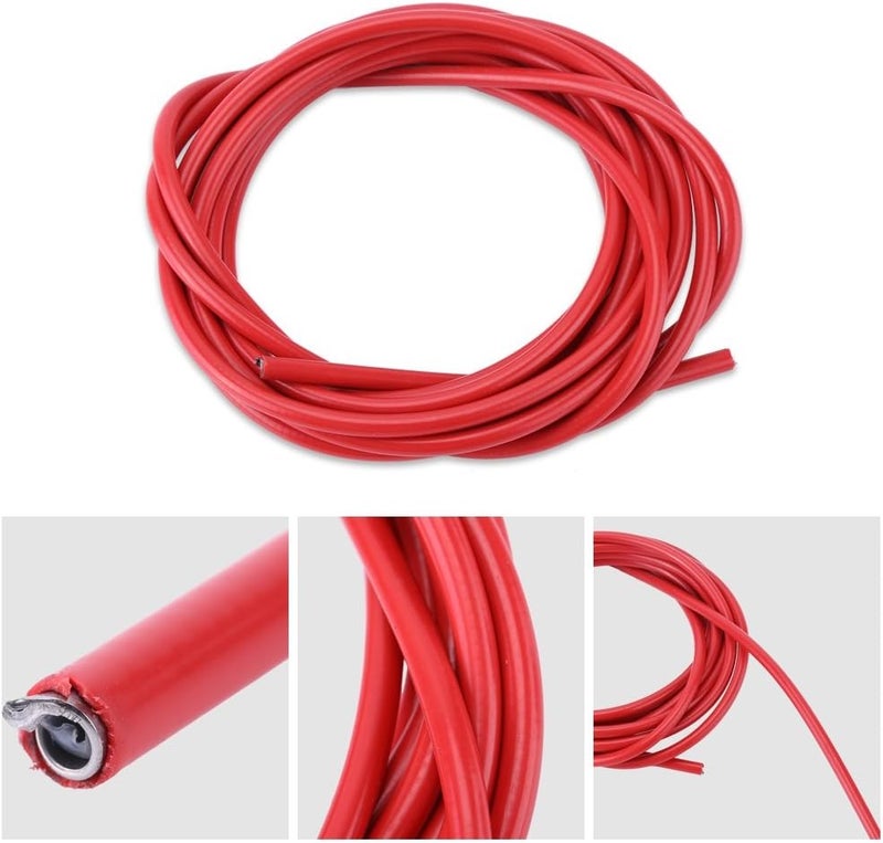 comfrt Bicycle Shifting Steel Cable Derailleur Steel Line for Mountain Bike (Color : RED) Bicycles and Spare Parts Bike Cable Housing - Image 2