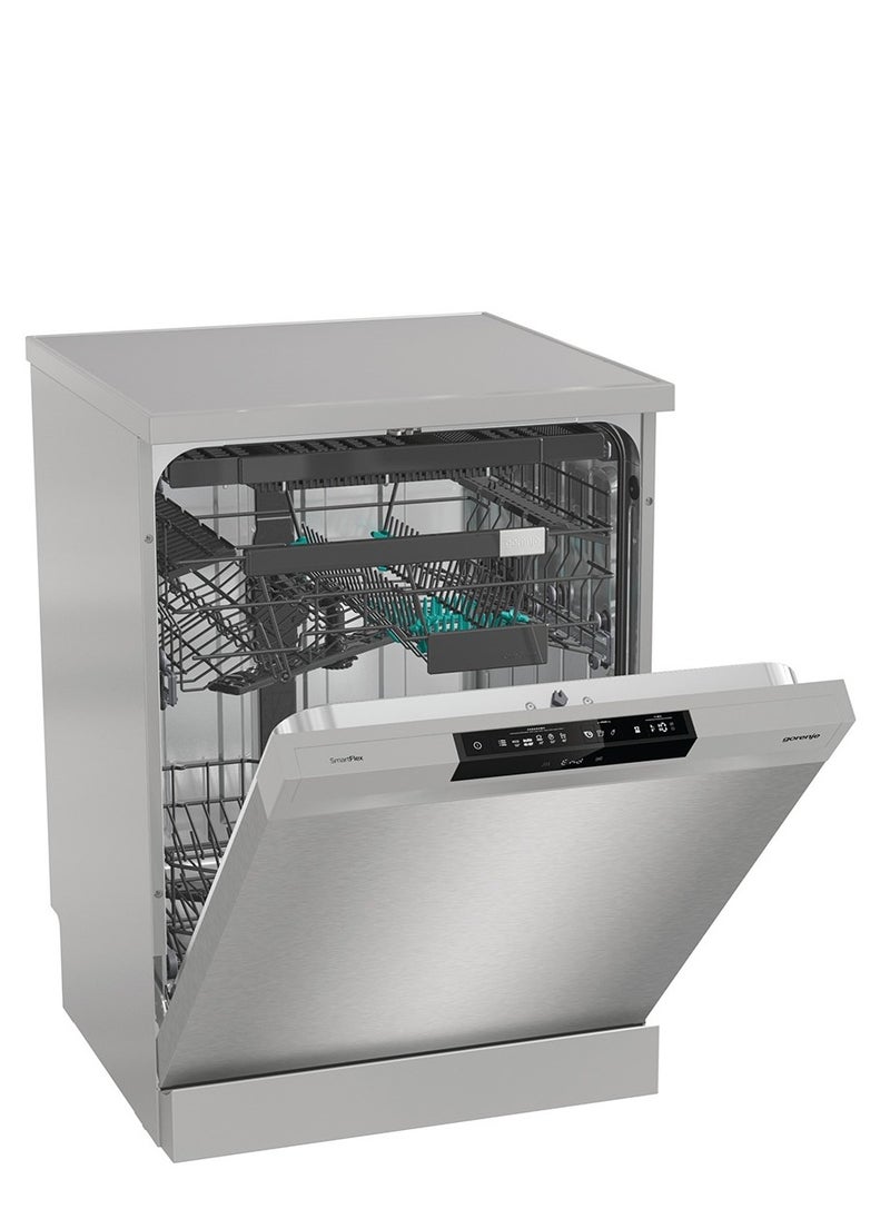 Gronje Dishwasher 16 place settings 5 programs Inverter 3 drawers automatic door opening GS671C60X  - Image 1