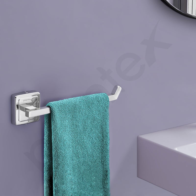 Plantex 304 Grade Stainless Steel Washbasin Towel Hanger for Kitchen/Napkin Holder for Wash Basin/Hand Towel Hanger/Bathroom Accessories - Decan (Chrome) - Image 2