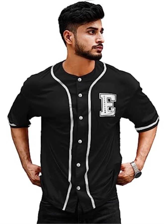 eyebogler Mens Cotton Half Sleeve Oversized Printed Tshirt || Loose fit Tshirt - Image 2