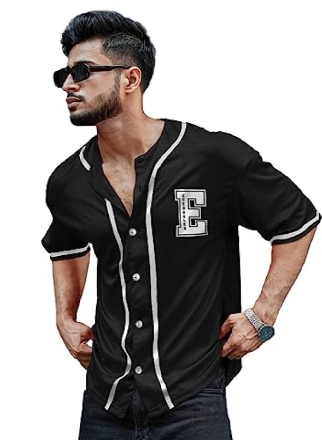 eyebogler Mens Cotton Half Sleeve Oversized Printed Tshirt || Loose fit Tshirt - Image 1