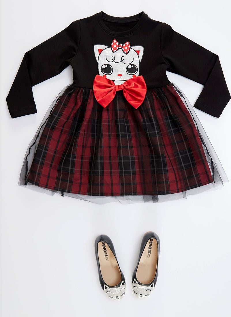 Denokids Cocoon Cat Girl Dress  - Image 4