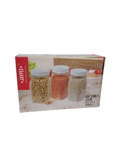 JAYPEE Jaypee Plastic Food Container Set of 3 Pieces 1000ml each  - Image 3