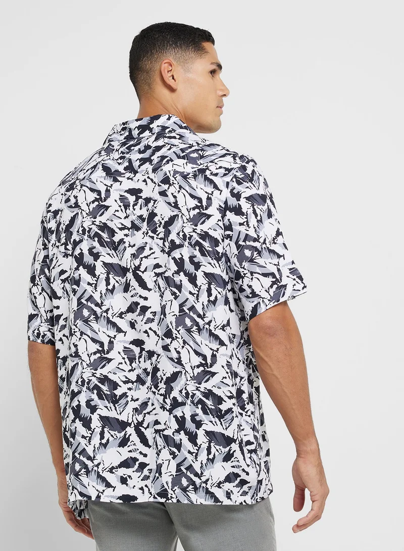 Robert Wood Resort Print Shirt