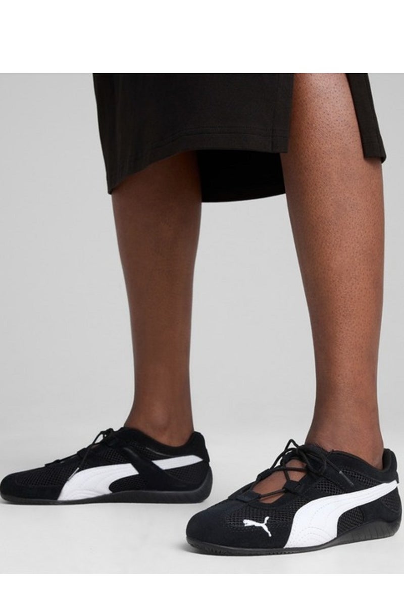 PUMA Women's Speedcat GO WNS Breathable Mesh Lightweight Low-Top Sneakers - Black - Image 2