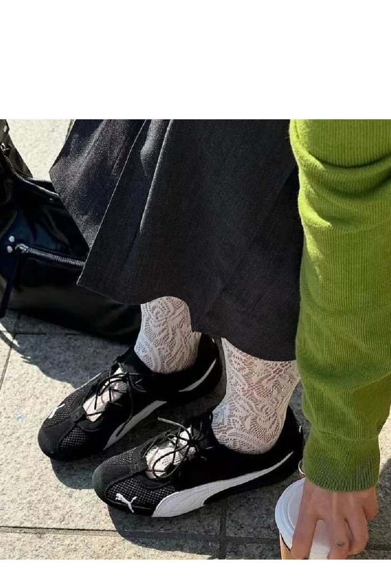 PUMA Women's Speedcat GO WNS Breathable Mesh Lightweight Low-Top Sneakers - Black - Image 5