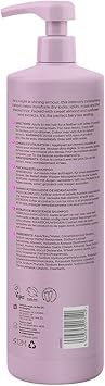 Noughty 97 Natural To The Rescue Moisture Boost Shampoo Sulphate Free Vegan Haircare Hydrating Formula for Frizzy Damaged Hair with Sweet Almond and Sunflower Seed 1L - Image 2