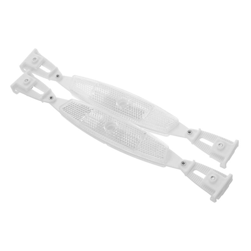 VICASKY Bicycle Wheel Reflectors Pack 1 Piece Reflective Safety Warning Reflectors for Night Riding Compatible Mountain and Road Bikes Easy to Install High Visibility - Image 1
