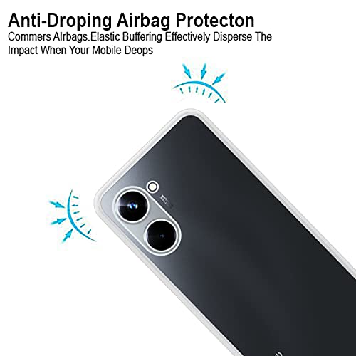 VIDO Transparent Back Case Cover for Realme 10 Pro 5G (Soft & Flexible & Camera Protection Back Case) - Image 2