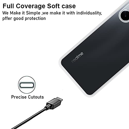 VIDO Transparent Back Case Cover for Realme 10 Pro 5G (Soft & Flexible & Camera Protection Back Case) - Image 3
