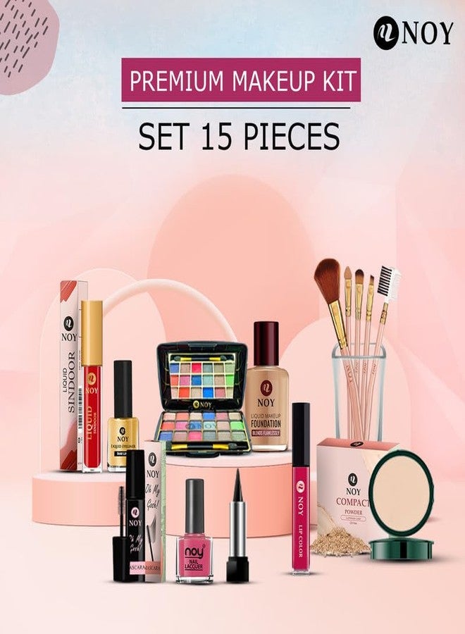 NOY Makeup Kit Combo Allure: Captivating Match For Irresistible Allure (Kit-15 Pcs) #YN223 - Image 2