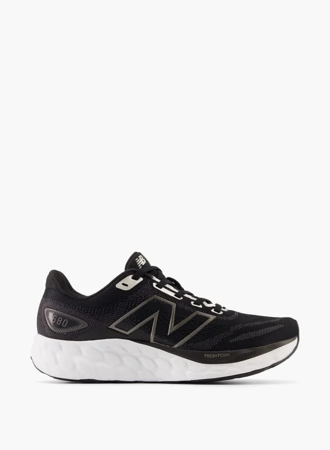 نيو بالانس Women's Logo Detail Sports Shoes with Lace-Up Closure - 680