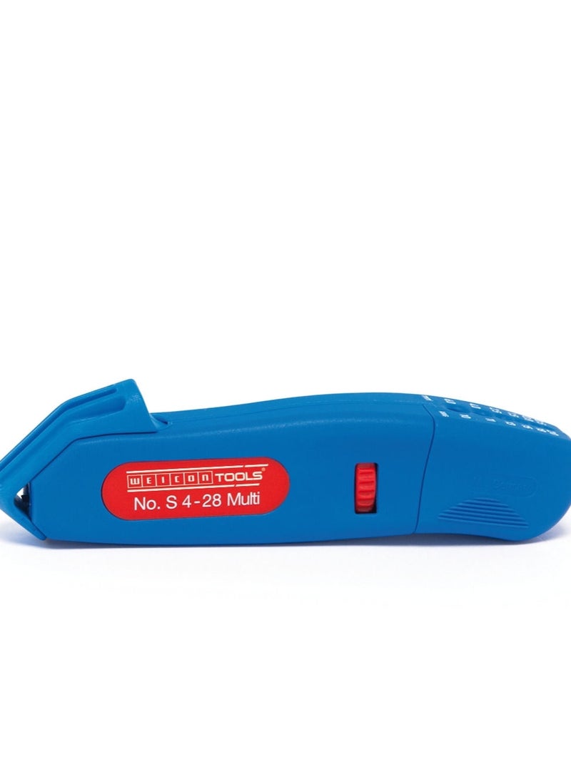 Weicon High Safety Universal Stripping Tool with Adjustable Cutting Cable Stripper No. S 4 -28  - Image 1